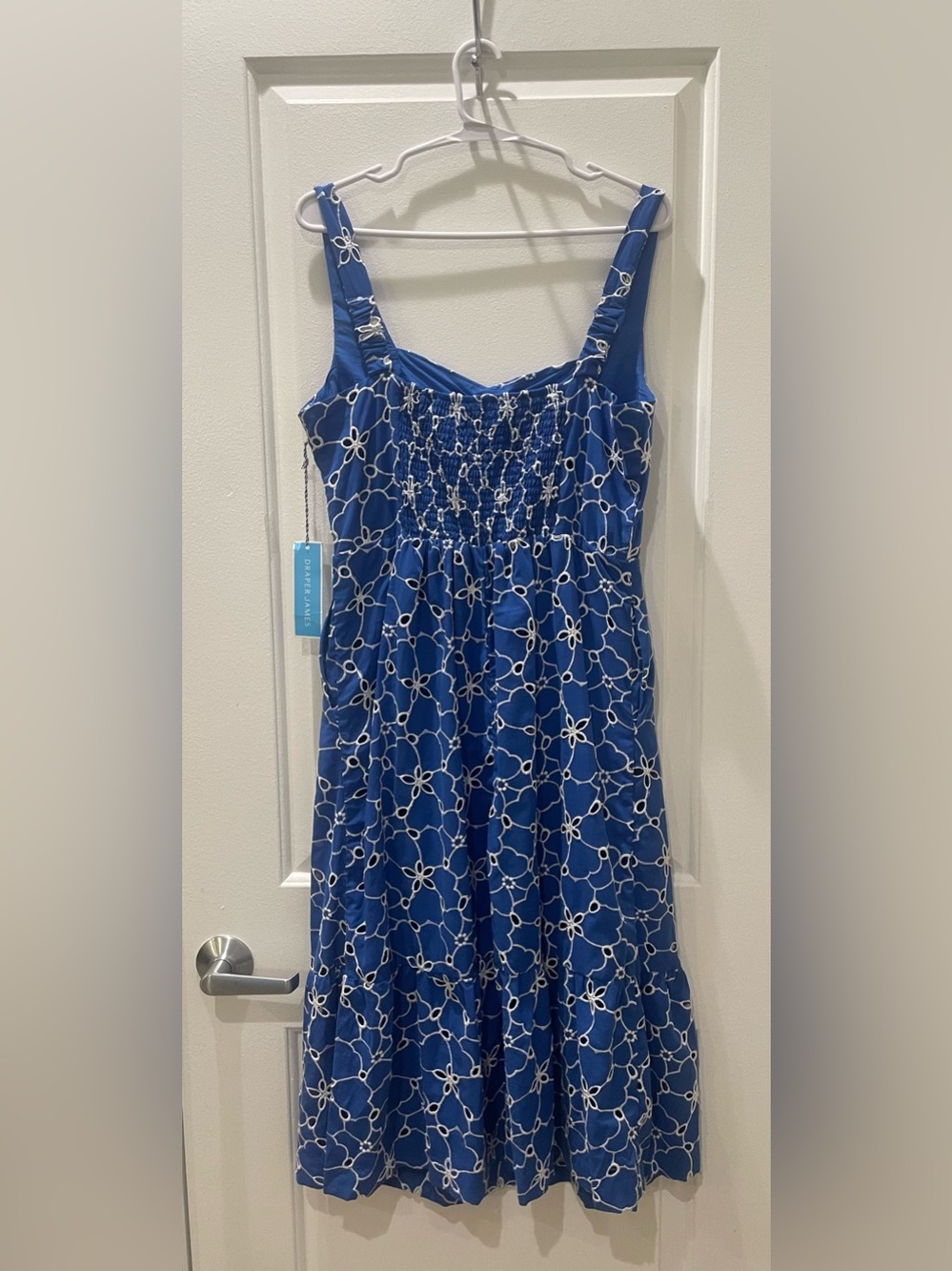 NEW…Draper James Embroidered Midi Dress - Picture 3 of 4